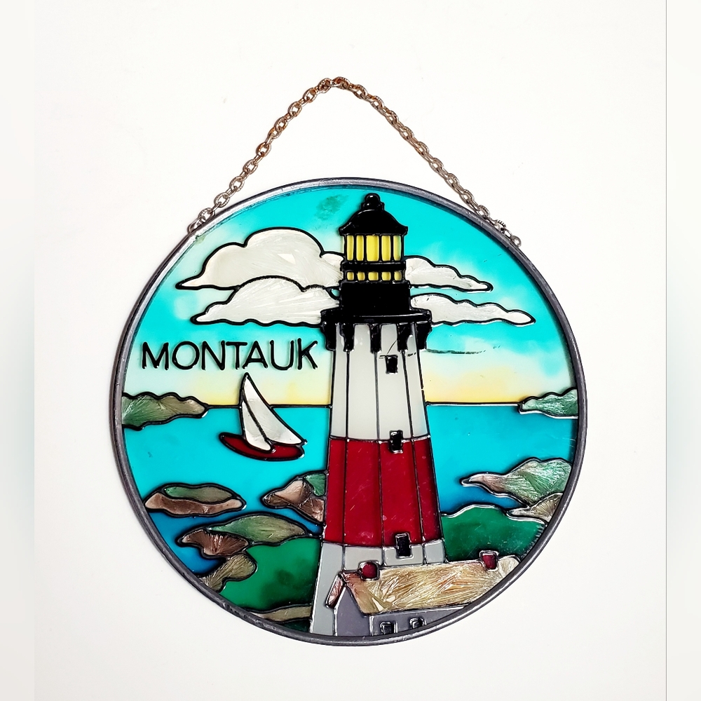 Montauk Lighthouse Joan Baker Designs Hanging Stained Glass Suncatcher